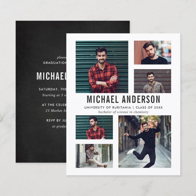 Lámina 6 Partido de Graduación de Cartón Fotográfico (Anverso / Reverso)