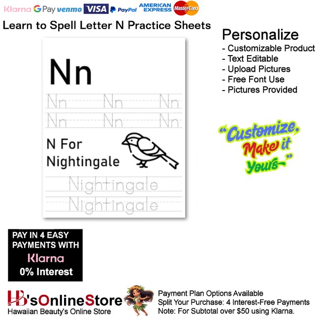 Lámina 7 Learn To Spell Letter N Teacher Home Schooling (7 Learn To Spell Letter N Teacher Home Schooling.)