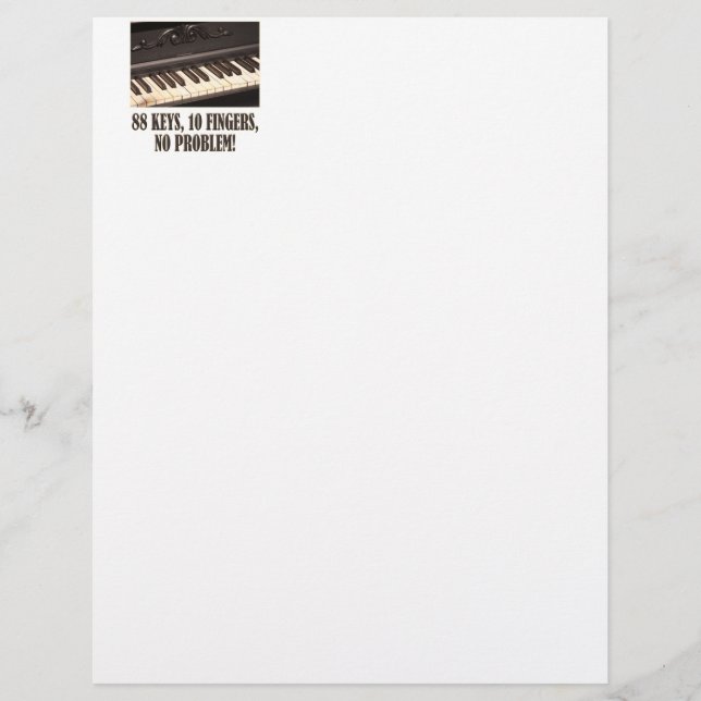 Lámina 88 teclas (Anverso)