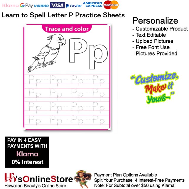 Lámina 8 Learn To Spell Letter P Teacher Home Schooling (8 Learn To Spell Letter P Teacher Home Schooling.)