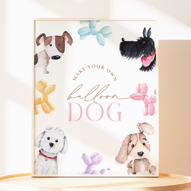 Lámina 8 x 10 Puppy Paw-Ty Hacer un Rótulo de perro con g (Subido por el creador)