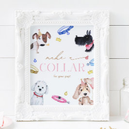 Lámina 8x10 Hacer un Rótulo de cuello de perro