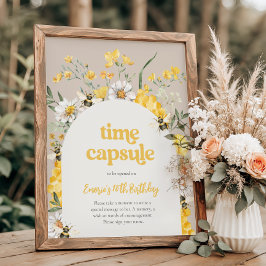 Lámina 8x10 Rótulo de cápsula de cumpleaños