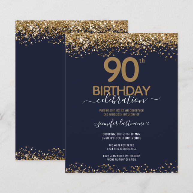 Lámina 90.ª Invitación al presupuesto por partido de cump (Anverso / Reverso)