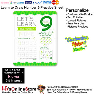 Lámina 9 Learn To Draw Number 9 Teacher Home Schooling