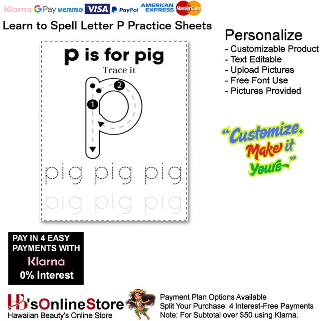 Lámina 9 Learn To Spell Letter P Teacher Home Schooling (9 Learn To Spell Letter P Teacher Home Schooling.)