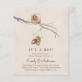 Lámina A la Naturaleza le encantan los caracoles Invitaci