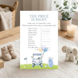 Lámina A Little Putter Golf Shower Price is Right Game