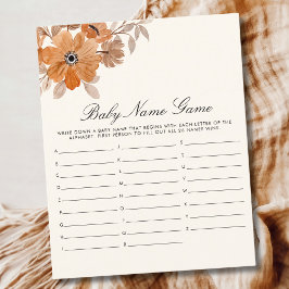 Lámina A Little Wildflower is on The Way Girl Baby Shower