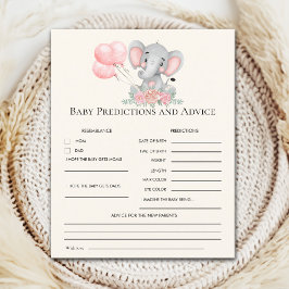 Lámina A Sweet Little Girl is on her Way Elephant