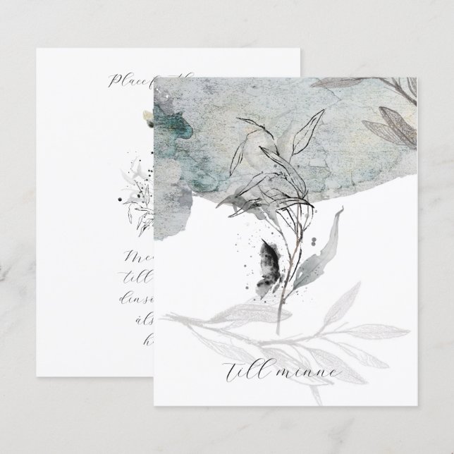 Lámina A thoughtfully designed sympathy card (Anverso / Reverso)