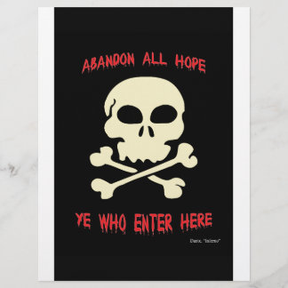 Lámina Abandonar toda esperanza que entréis aquí