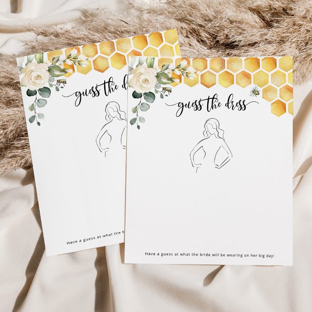 Lámina Abeja floral Adivina el juego de la ducha de ropa  (Subido por el creador)