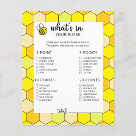 Lámina Abeja pequeña qué hay en tu bolso juego de ducha d