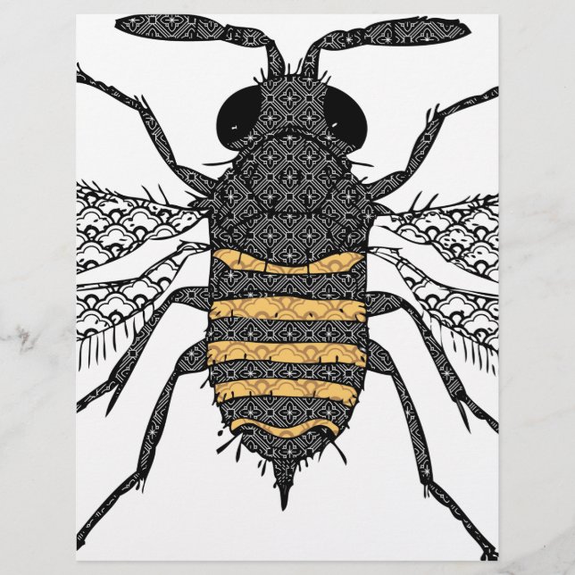 Lámina abeja vintage (Anverso)
