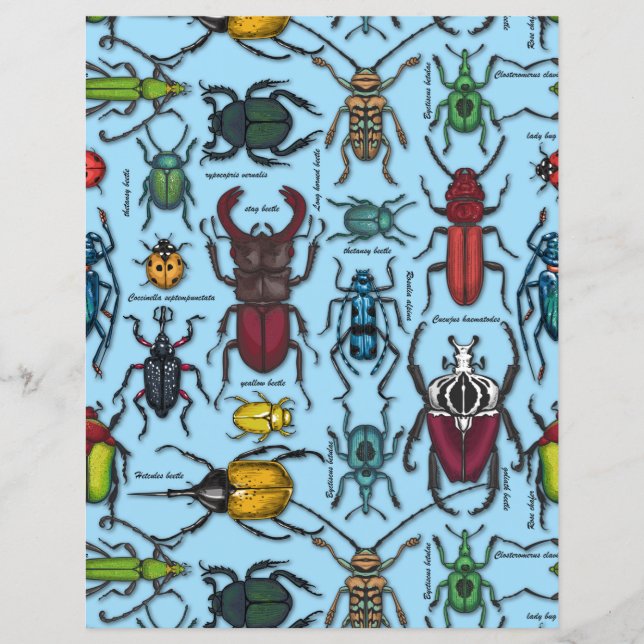 Lámina Abejas azules (Anverso)