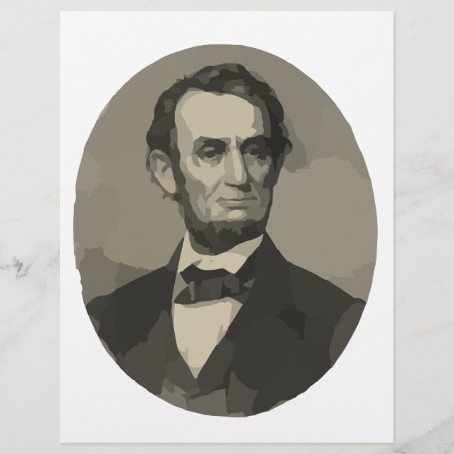Lámina abraham lincoln (Anverso)