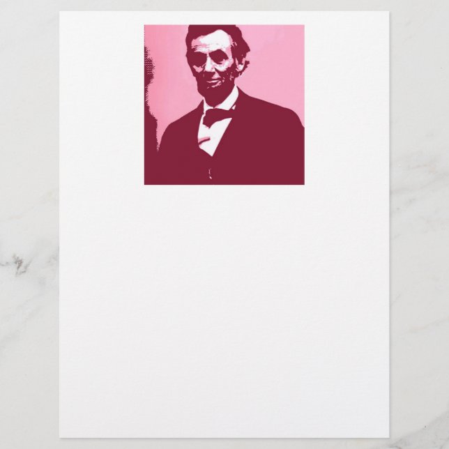 Lámina Abraham Lincoln (Anverso)
