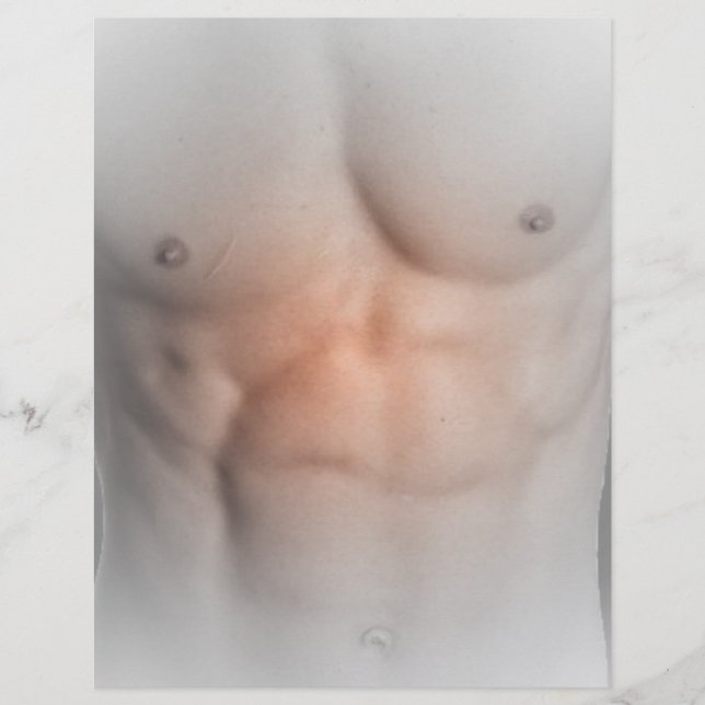 Lámina Abs del hombre (Anverso)