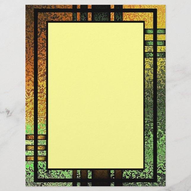 Lámina Abstract Grunge Fraude Letterhead (Anverso)