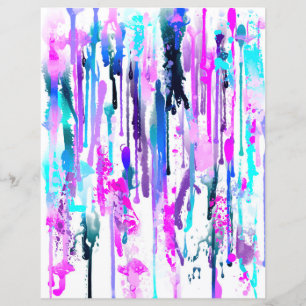 Lámina Abstract Watercolor Dris Papel de cuadernillo