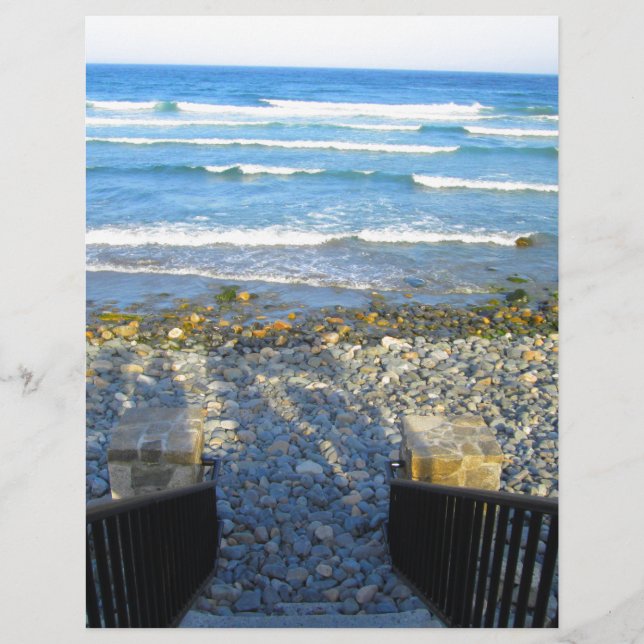 Lámina Acceso a la playa Rocky York (Anverso)