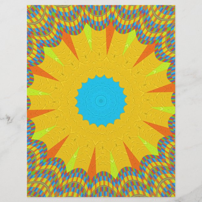 Lámina Aceite amarillo dorado: arte tradicional africano (Anverso)