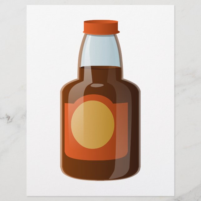 Lámina Aceite de sésamo para alimentos de Glitch (Anverso)