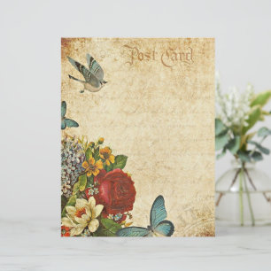 Lámina Acento floral vintage