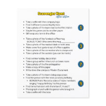 Actividad de creación de equipos de caza de escara