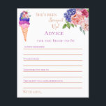 Lámina Actividad De Ducha De Novias Florales En Crema De<br><div class="desc">Esta única acuarela con la temática de helado la pinté mi propia en los modernos colores azul azur, crema de vainilla, melodía, borgoña, Viva Magenta y rosa de Rubor por su divertida y brillante celebración con amigos "Ella ha sido descubierta" ducha de novias. Otros artículos que coincidan con tu fiesta...</div>