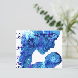 Lámina acuarela de Madonna y Natividad Infantil