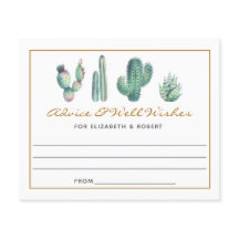 acuarela suculenta consejo de recepción de bodas