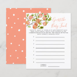 Lámina Adivina El Juego De La Ducha De Alimentos Para Beb