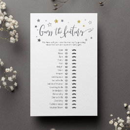 Lámina "Adivina las características" Juego revelado de gé