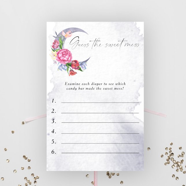 Lámina Adivina por la luna la dulce ducha de bebé Mess (Subido por el creador)