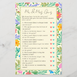 Lámina Adivina quién es el gracioso juego de Boda y ducha