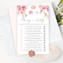 Adivina rosa de Rubor quién lo dijo, juego de mamá