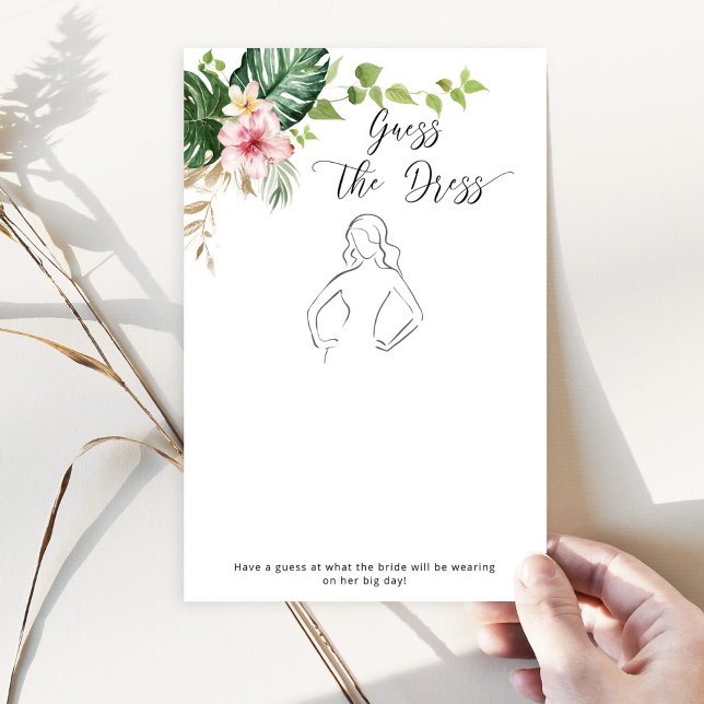 Lámina Adivina tropical juego de la ducha de ropa (Subido por el creador)