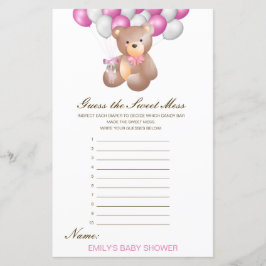 Lámina Adivinar el dulce mess, pañal sucio