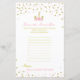 Lámina Adivinar el dulce mess, pañal sucio