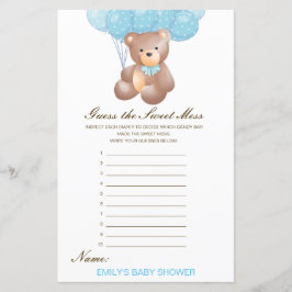 Lámina Adivinar el dulce mess, pañal sucio