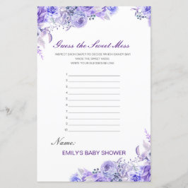 Lámina Adivinar el dulce mess, pañal sucio