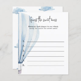 Lámina Adivinen el dulce desorden - juego de ducha de beb