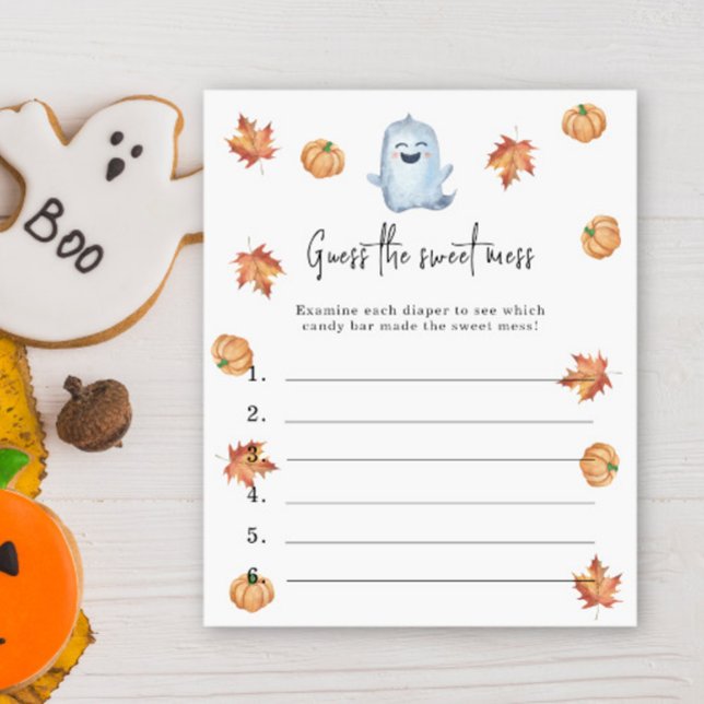 Lámina Adivinen el dulce desorden - juego de ducha de beb (Subido por el creador)