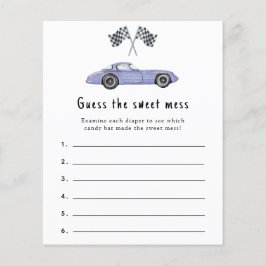 Lámina Adivinen el dulce desorden - juego de ducha de beb