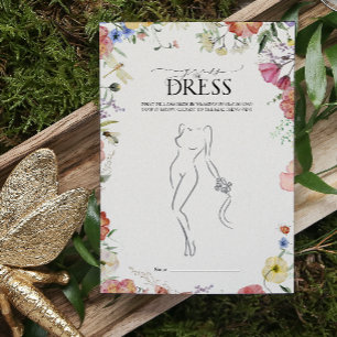 Lámina Adivinen el juego de ducha de novia floral al vest