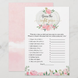 Lámina Adivinen el juego de la ducha de calabazas de caíd