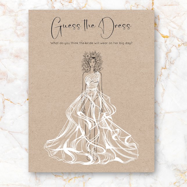 Lámina Adivinen El Juego De La Ducha De Vestir Novias (Subido por el creador)