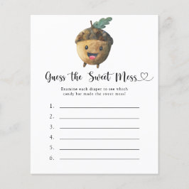 Lámina Adivinen el juego Sweet Mess - Bellota Cute